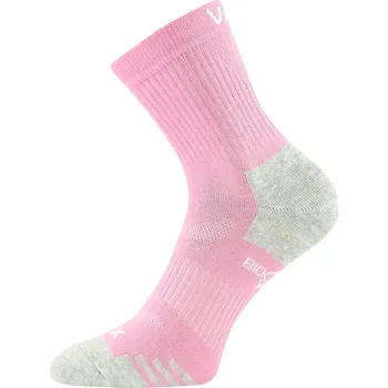 Dámské ponožky VOXX Ponožky sportovní z BIO bavlny BOAZ růžové (3&nbsp;páry) 39-42 120140