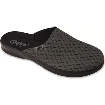 Pánské pantofle BEFADO 548M044 pánské pantofle LEON ZŠ šedé 47 548M044_47