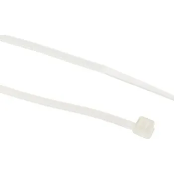 Organizace kabelů Kabelové vázací pásky Nedá se uvolnit 100mm 2,5 mm Nylon 66 RS PRO