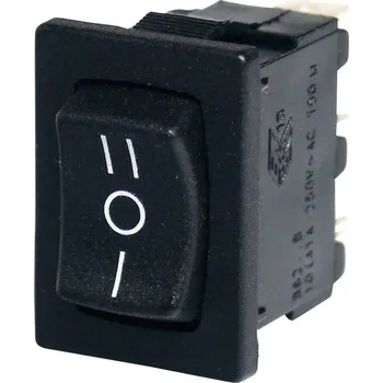Arcolectric (Bulgin Ltd.) H8620VBAAC kolébkový spínač H8620VBAAC 250 V 10 A 1x zap/vyp/zap s aretací 1 ks