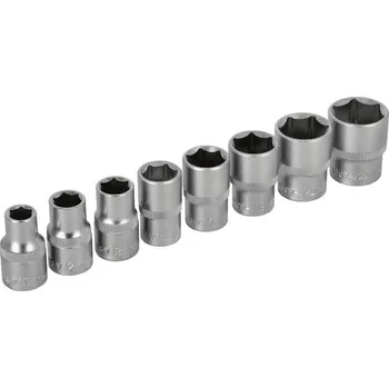 Hlavice pro radiátor Stalco Sada nástrčných klíčů 1/2”, 8ks,