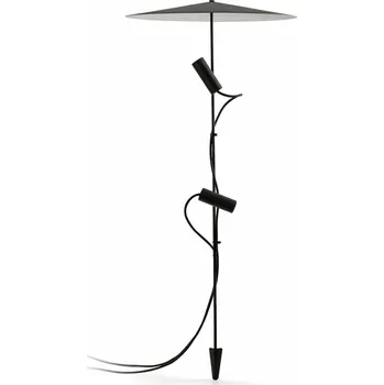 Venkovní osvětlení CLAP 1030 lampa se zápichem, černá 2x6W 3000K 38st. se stínítkem 24V - FARO