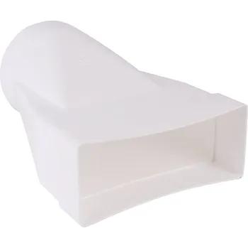 Domácí ventilátor Wallair N15865 plochý ventilační kanál 150 přemosťovací část kulatá/plochá