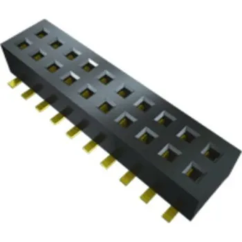 Elektrický konektor Patice PCB, řada: CLP, rozteč: 1.27mm, počet kontaktů: 48, počet řad: 2, Povrchová montáž
