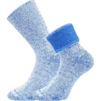 Dámské ponožky BOMA Ponožky silné domácí POLARIS modré 35-38 120497