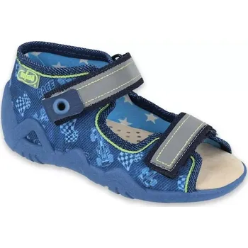 Chlapecká obuv BEFADO 350P011 chlapecké sandálky RACE kožená stélka 19 350P011_19