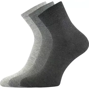 BOMA Ponožky bambusové EKOM 3pár ŠEDÝ MIX 43-46 125036