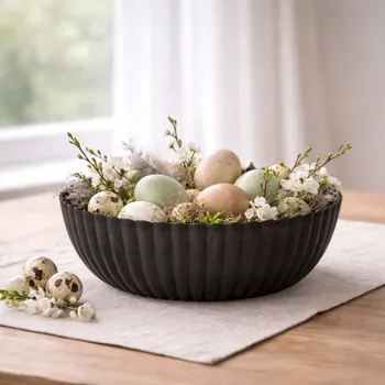 Wikholm Form Dekorační mísa Yrsa antracit střední