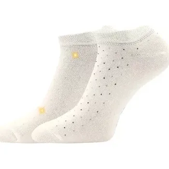 Dámské ponožky BOMA Ponožky dámské nízké PIKI 82 letní TEČKOVANÉ smetanové (2&nbsp;páry) 35-38 119853