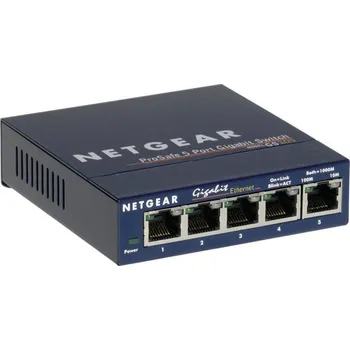 Switch NETGEAR GS105GE síťový switch, 5 portů, 1000 MBit/s