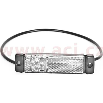 Přídavný světlomet poziční světlo bílé s 50 cm kabelem 12/24 V (3 LED diody) TRUCK L=P (9907078) (9907078)