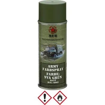 Barva ve spreji MFH Barva ARMY ve spreji 400ml NVA ZELENÁ
