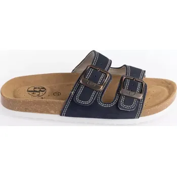 Dámské pantofle BF BY-213-17-99 Dámské pantofle v modré barvě 39