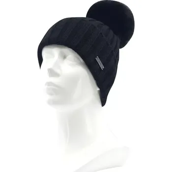 Čepice VOXX Čepice dámská pletená KORANDA s viskózou ČERNÁ uni 121067