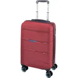 Cestovní kufr Dielle 4W S PP 170-55-12 vínová 32 L
