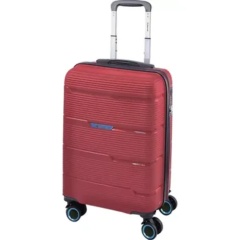 Cestovní kufr Dielle 4W S PP 170-55-12 vínová 32 L