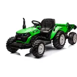 Mamido Elektrický traktor s přívěsem pro děti HC-306 24V světle zelený