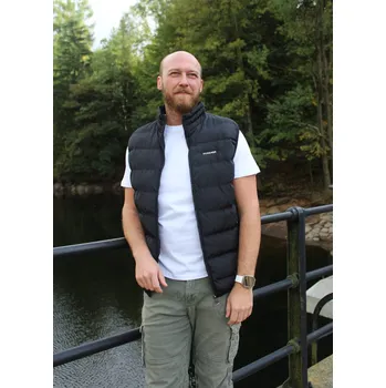 Pánská vesta Pánská vesta prošívaná černá - S