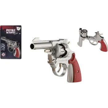 Dětská zbraň Teddies Pistole na kapsle - 8 ran - 18 cm
