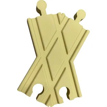 Vláček a vláčkodráha Křížení kolejí pro dětskou vláčkodráhu – 3D tištěný kompatibilní doplněk