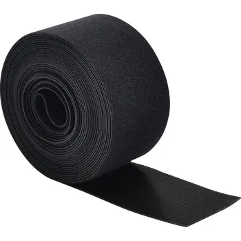 Zip Quadrios 25CA512 pásek se suchým zipem, ke spojování, háčková a flaušová část, černá, metrové zboží