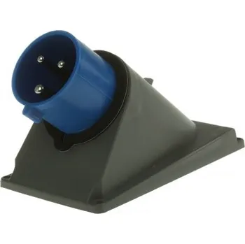 Elektrická zásuvka Průmyslová napájecí zásuvka 32A Modrá 3 Pole, 1 Gang plastové No, IP44 Legrand