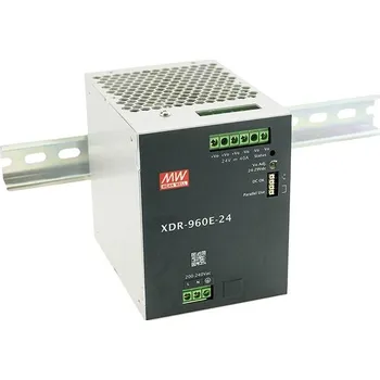 spínaný zdroj MEAN WELL XDR-960E-48 síťový zdroj na DIN lištu 48 V 20 A 960 W Obsah 1 ks