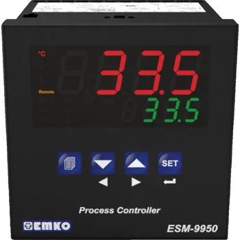 Emko ESM-9950.1.20.1.1/00.00/0.0.0.0 2bodový, P, PI, PD, PID univerzální regulátor Pt100, L , J , K, R , S , T , B , E , N , C -200 do 1700 °C relé 5 A (d x š