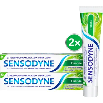 zubní pasta Sensodyne Fluoride zubní pasta 75ml - balení 2 ks