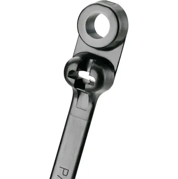 Stahovací páska Panduit BC2S-S10-C0, BC2S-S10-C0, stahovací pásky, 4.70 mm, 216 mm, černá, s upevňovacím očkem, 1 ks