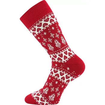 Dámské oblečení VOXX Ponožky dámské silné ZIMONA červené 39-42 124679