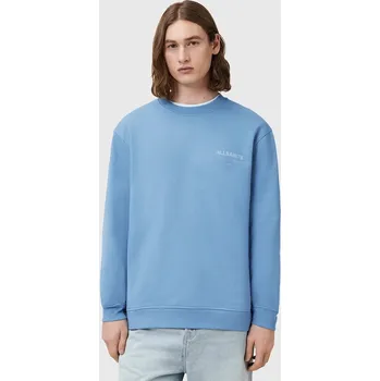 Dámská mikina Bavlněná mikina AllSaints UNDERGROUND M033NB modrá 50X, vel. L