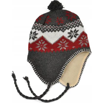 Čepice Zimní čepice Art of Polo s klapkami na uši, šedá, univerzální velikost