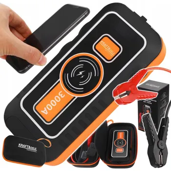 Powerbanka POWERBANK MULTIFUNKČNÍ ZAŘÍZENÍ JUMP STARTER 1200A + POUZDRO 16 000MAH