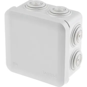Rozvaděč Legrand Rozvodná skříň ABS Šedá 25 mm 80 mm 80 mm řada Plexo 4 IP55 Ne 45 mm