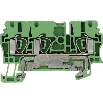 Weidmüller 1608650000-1 svorka ochranného vodiče pružinová svorka zelenožlutá 1 ks