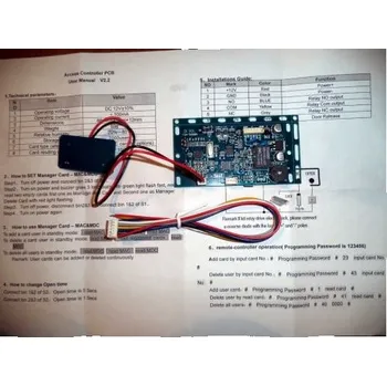 Přístupový systém 13,56MHz MIFARE čtečka, modul plošného spoje s relé, PCB-1