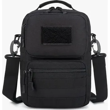 Taktická brašna přes rameno - černá