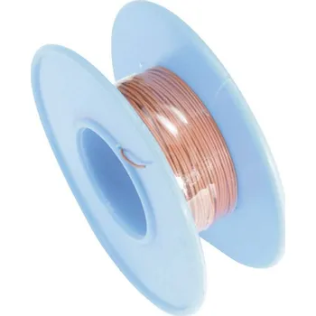 elektrický kabel TRU COMPONENTS 1564484 navíjecí drát, Wire Wrap, 1 x 0.02 mm², červená, 15 m