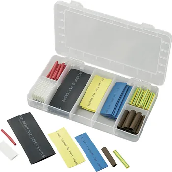 TRU COMPONENTS 1565052 sada smršťovacích bužírek Poměr smrštění:2:1 63 díly