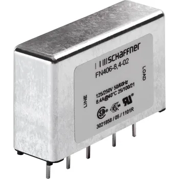 Schaffner FN 406-0.5-02 odrušovací filtr 250 V/AC 0.5 A 24 mH (d x š x v) 45 x 15 x 28 mm 1 ks