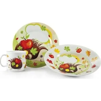 Stolování BANQUET Sada jídelní dětská Ježek 60YDDS03B 20 cm 3díl Ježek