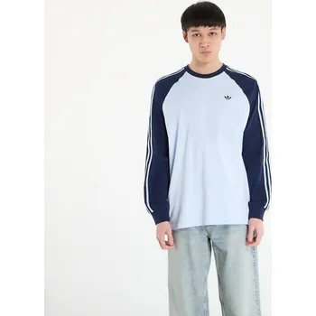 Pánské tričko Tričko adidas Bc Ls Cali Tee Crsk/ Night Indigo L