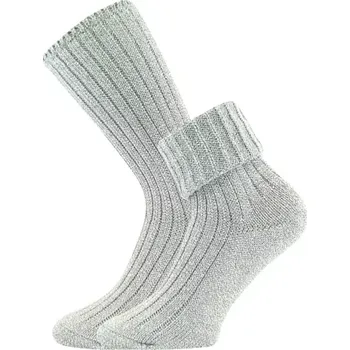 Dámské ponožky BOMA Ponožky dámské silné JIZERA melírované SVĚTLE ZELENÉ (3&nbsp;páry) 35-38 120012