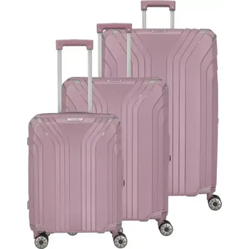 Travelite Elvaa 4w S,M,L Rosé S: 41 l / M: 72/77 l / L: 102 L TRAVELITE-76340-13