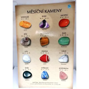 Karetní hra Karta - Měsíční kameny 14 x 21 cm