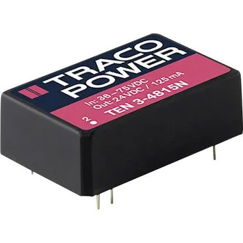 Měnič napětí TracoPower TEN 3-2411N DC/DC měnič napětí do DPS 24 V/DC 5 V/DC 600 mA 3 W Počet výstupů: 1 x Obsah 1 ks