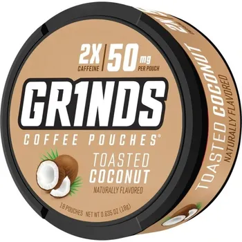 Káva GRINDS kávové sáčky 50mg TOASTED COCONUT