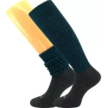 Dámské ponožky VOXX Ponožky dámské zimní NARVIK s merinem a alpakou PETROLEJOVÉ 35-38 125338