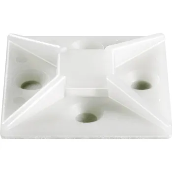 Organizace kabelů TRU COMPONENTS TC-HC25203 úchytka samolepicí 1593036 Průměr kabelového svazku (rozsah) 12.70 mm (max) 4cestný vstup pro provlečení transparentní 1 ks